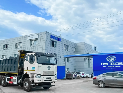 Количество официальных дилеров FAW растёт с каждым годом