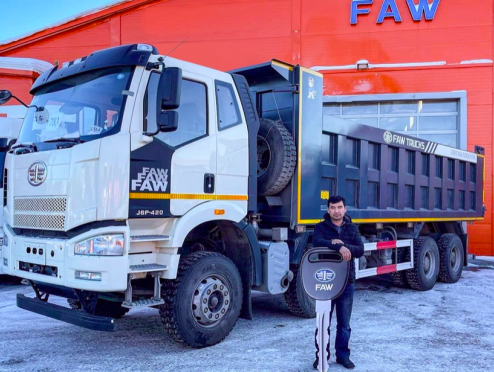 Самосвал FAW J6 — это возможность реализовывать грандиозные проекты