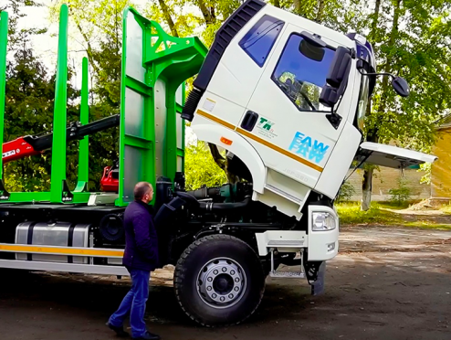 Рады представить новый сортиментовоз FAW с КМУ Велмаш